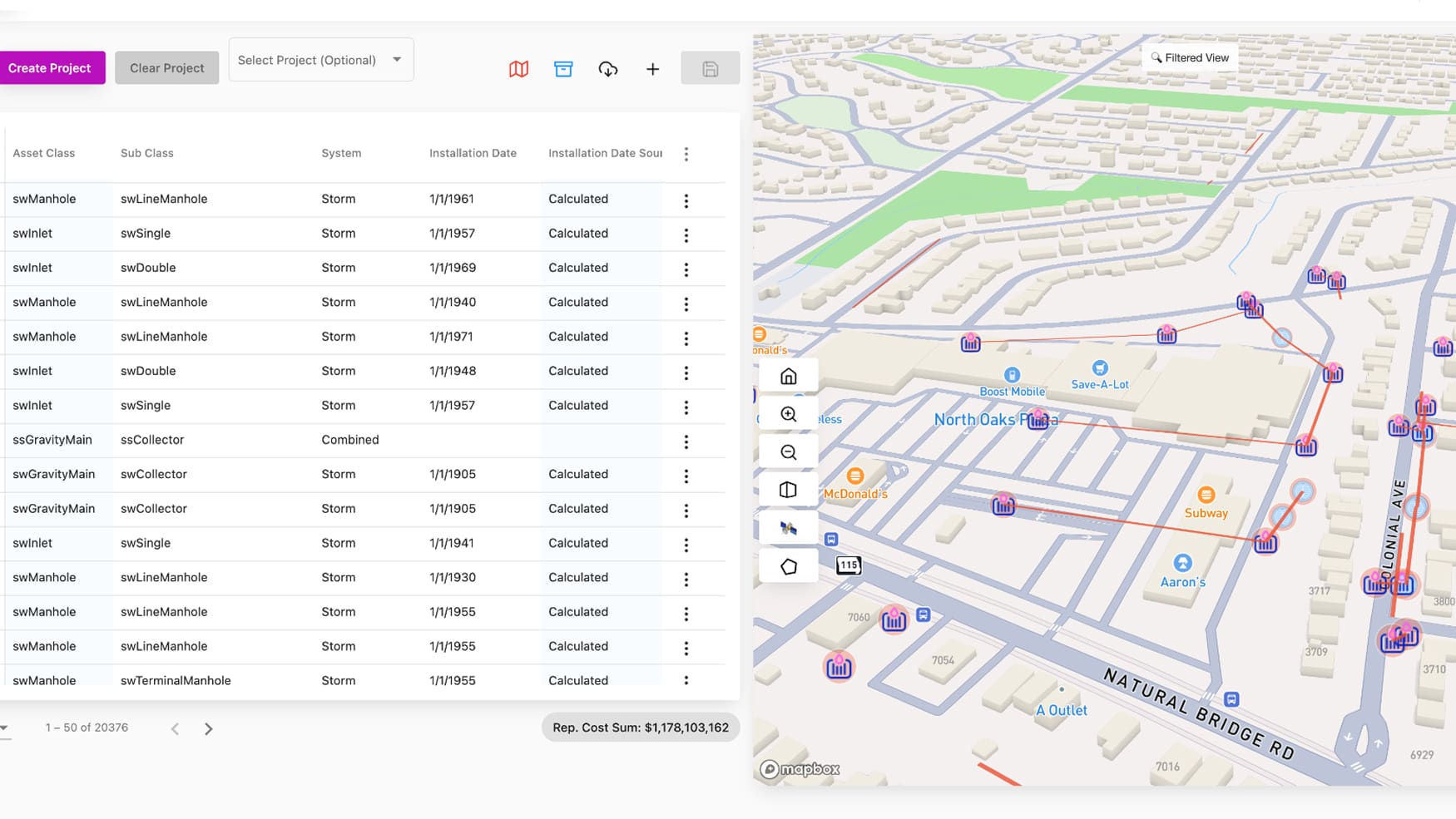 Screenshot of AMP software